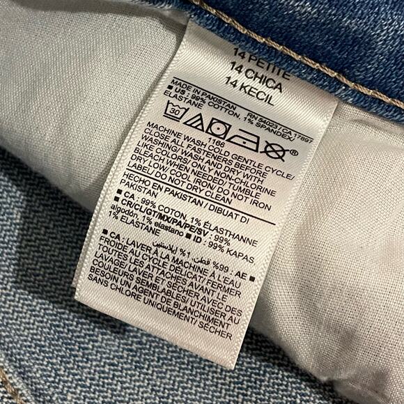 NWT Old Navy High-Rise Curvy O.G. Straight Jeans - Laine - 14 Petite - Picture 12 of 13